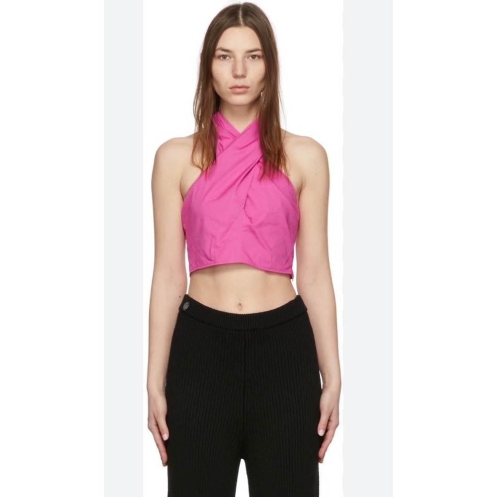 New! STAUD Kai Crisscross
Halter Top Sz 6 Pink
$145‎